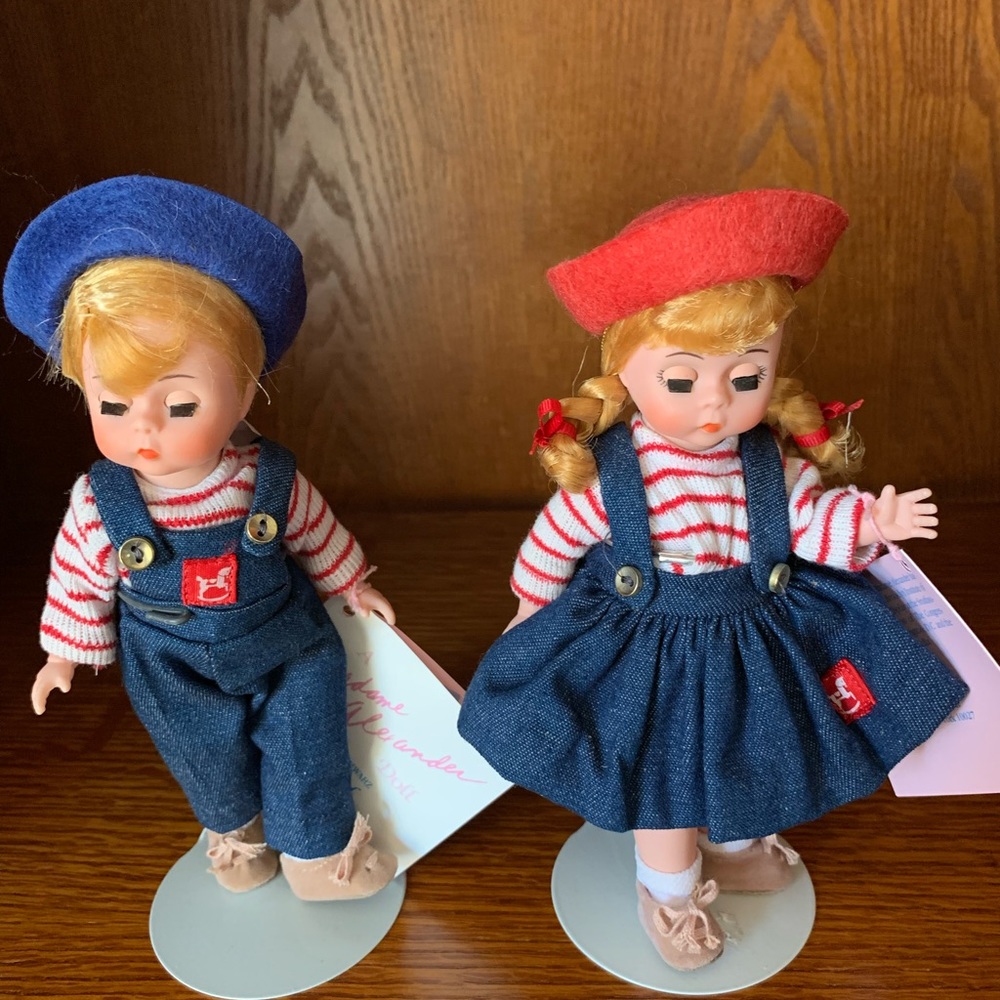 Madame Alexander Vintage Twin Dolls Diana & David - Picture 4 of 9